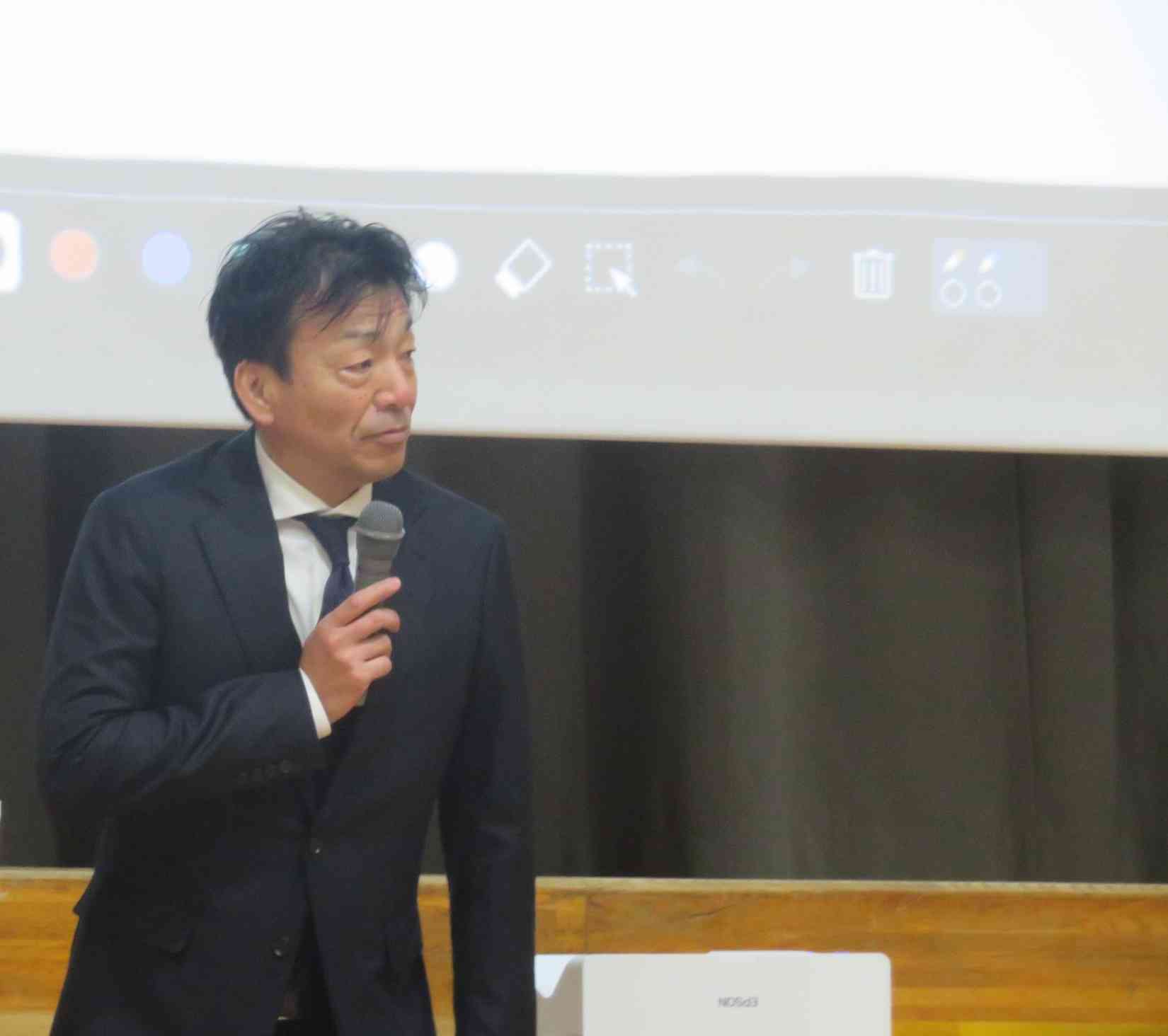 「職場体験 事前指導」　校長講話IMG_0150[1]