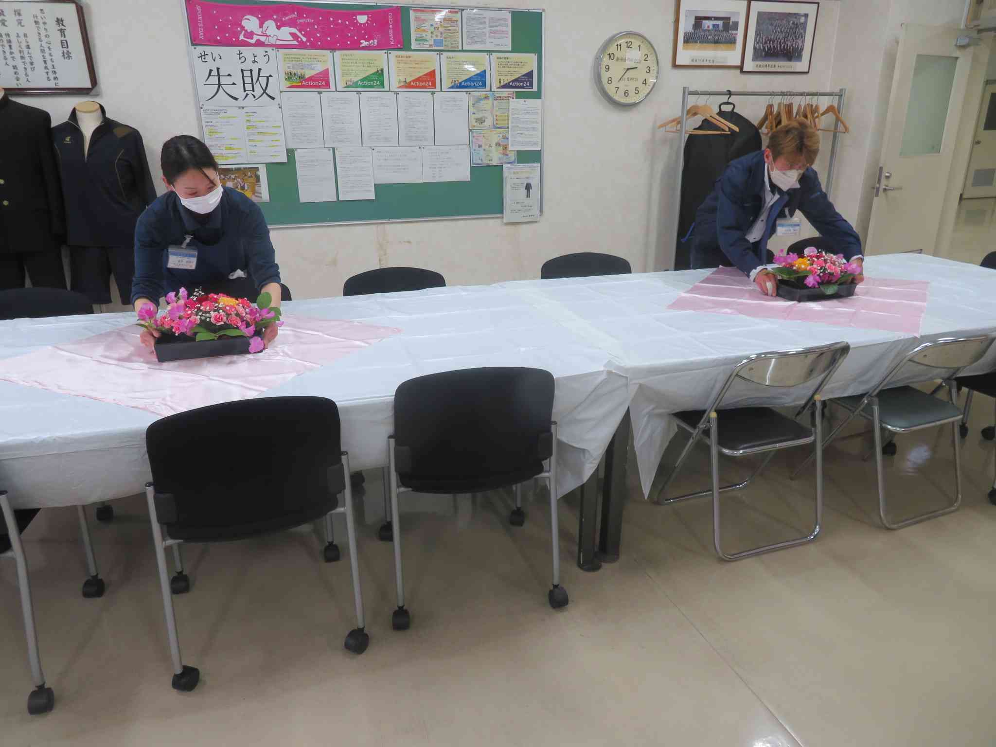 卒業式準備５IMG_2748